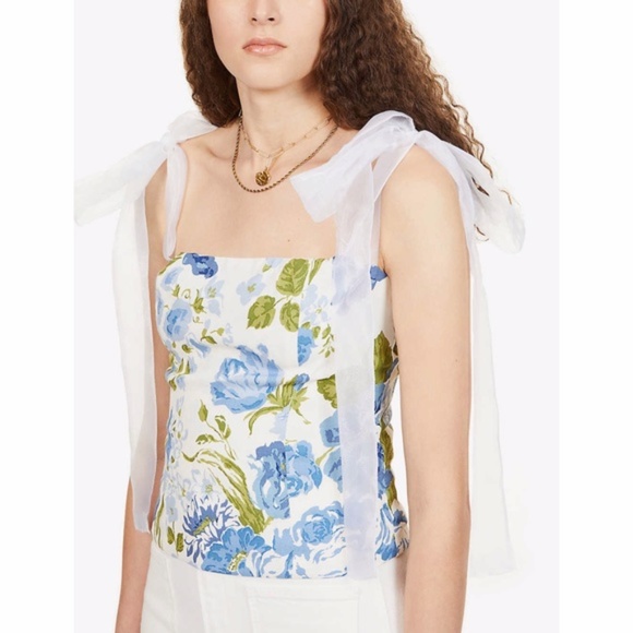 NEW Reformation Zoey Top Lucca 8 - Picture 1 of 17